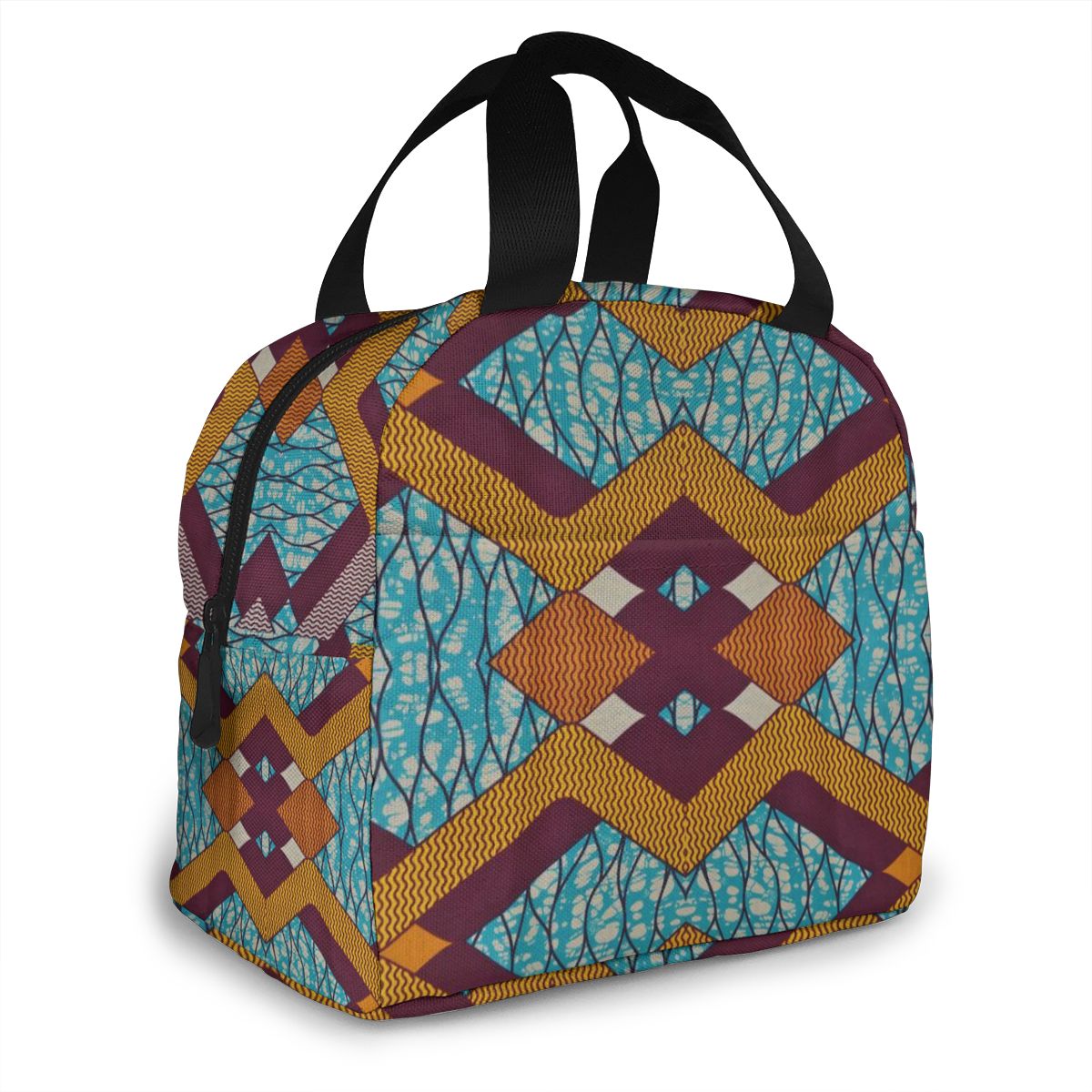 Sac isotherme repas style africain chic doublé aluminium