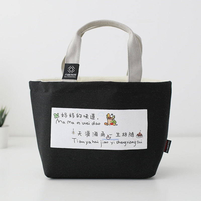 Sac à déjeuner isotherme en nylon, dix coloris