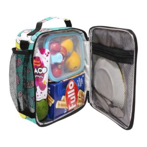 Sac repas isotherme Licorne en polyester Oxford, six coloris