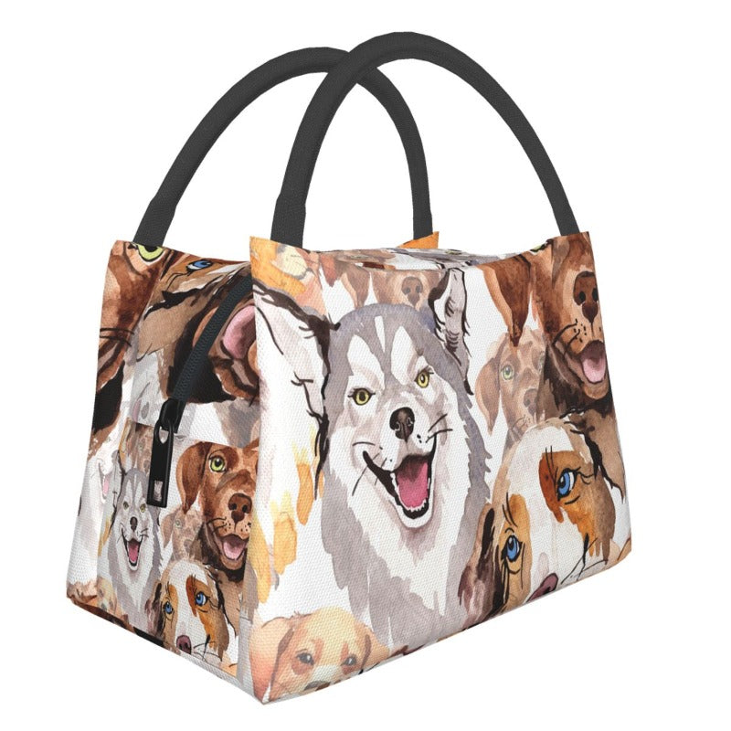 Sac isotherme repas enfant Loup en polyester 600D
