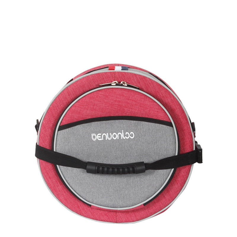 Sac isotherme rond pour bento en polyester, trois coloris