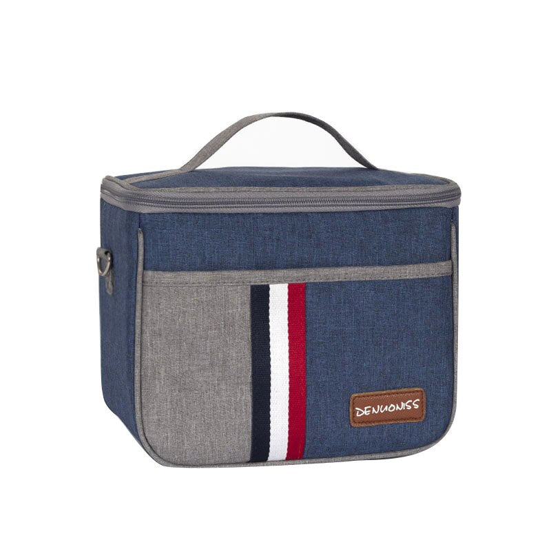 Sac repas isotherme en jean, six styles, doublure aluminium