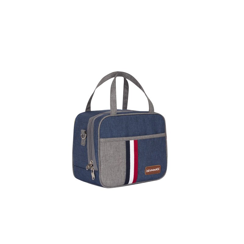 Sac repas isotherme en jean, six styles, doublure aluminium