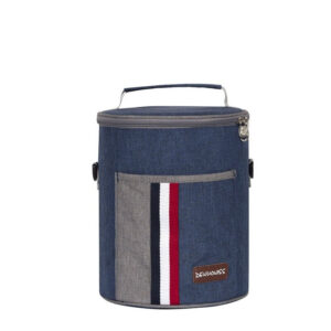 Sac repas isotherme en jean, six styles, doublure aluminium