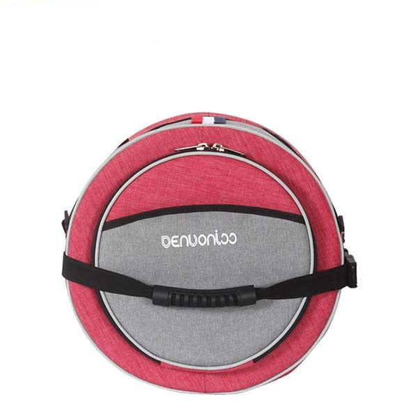 Sac isotherme rond pour bento en polyester, trois coloris