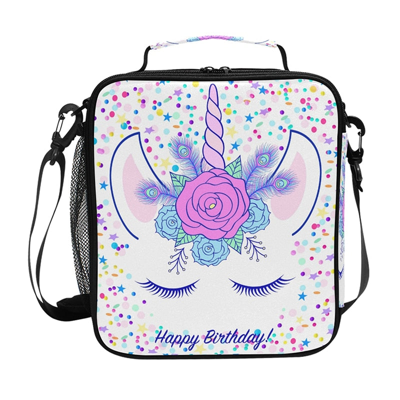 Sac à lunch pour bento licorne en nylon, neuf modèles
