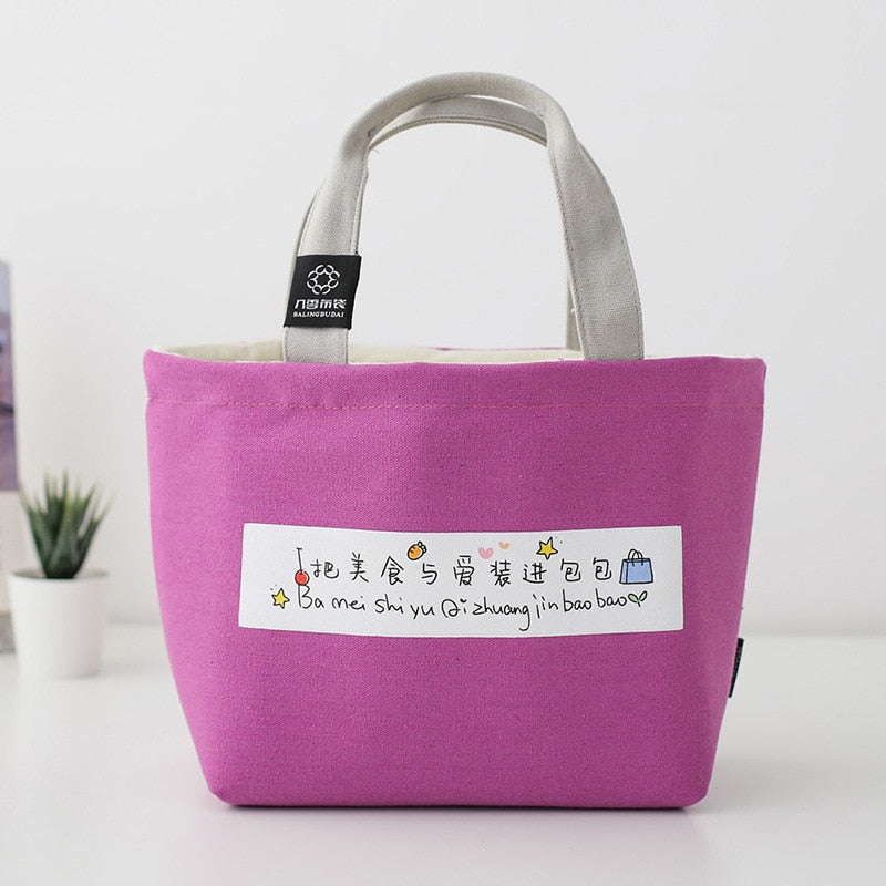 Sac à déjeuner isotherme en nylon, dix coloris