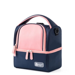 Sac isotherme repas à deux compartiments en polyester, petit format