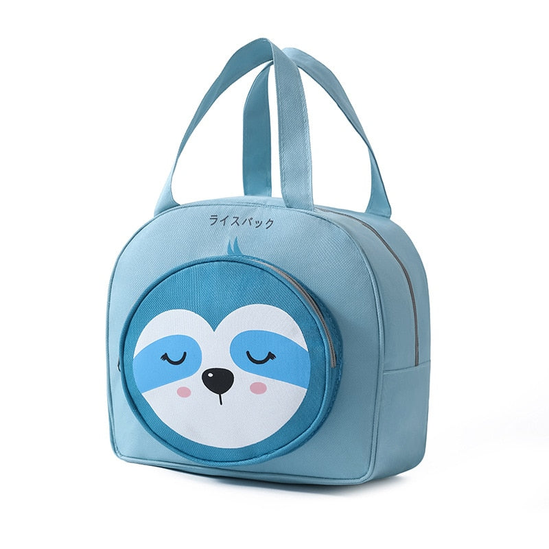 Sac à lunch isotherme enfant Chic, pingouin, paresseux ou vache