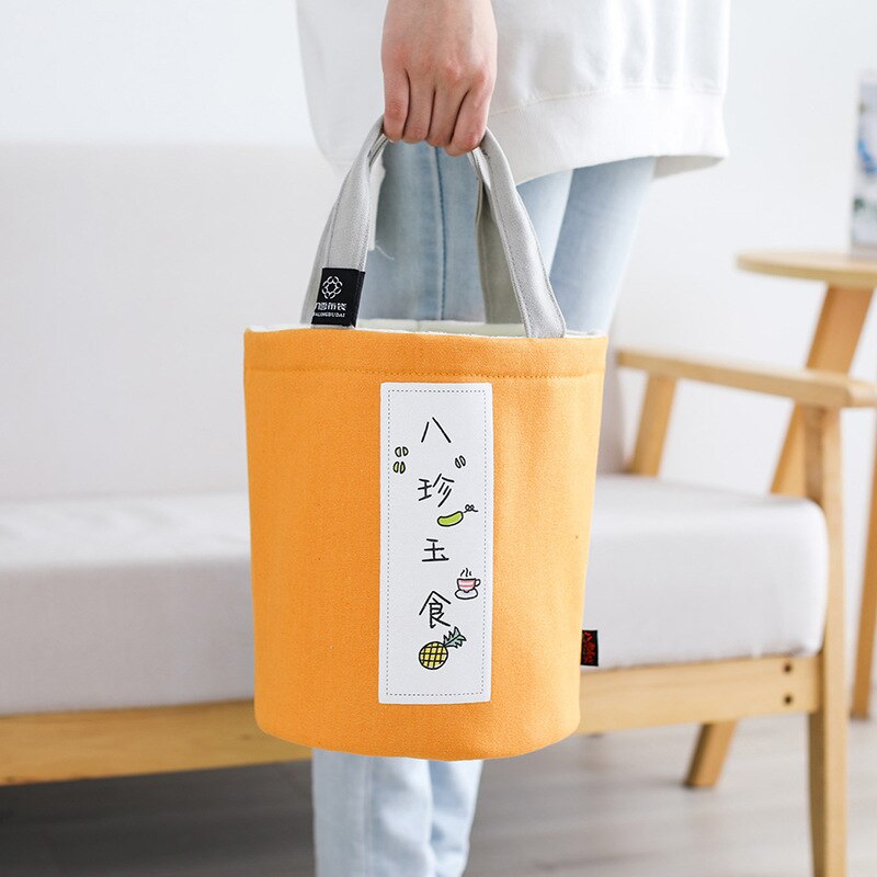 Sac isotherme repas Asiatique, six coloris, 18,5 × 23 cm