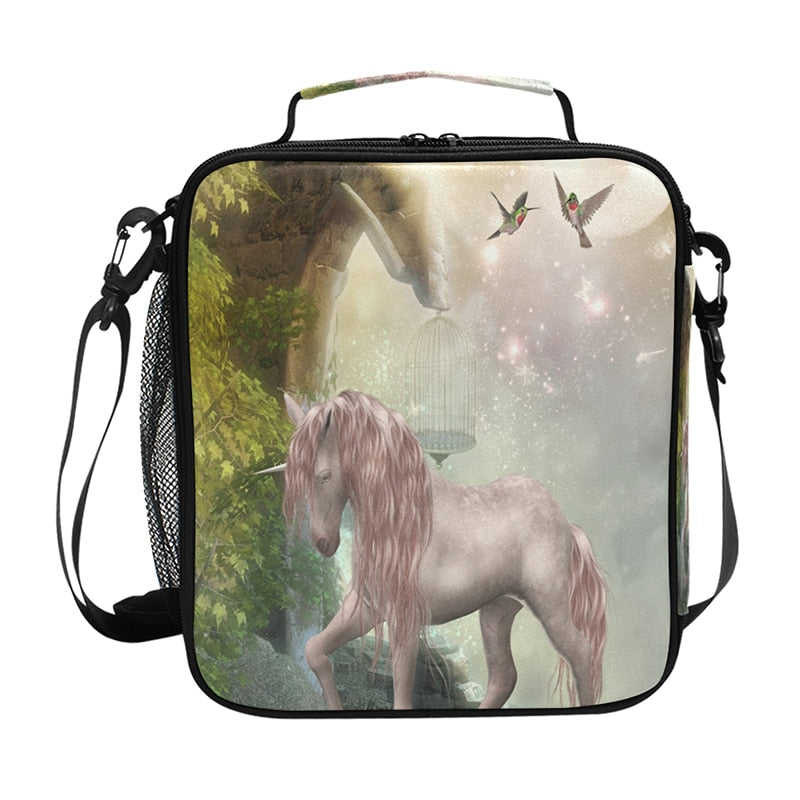 Sac à lunch pour bento licorne en nylon, neuf modèles