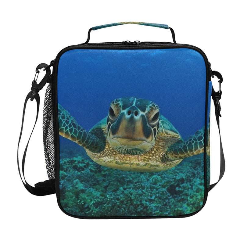 Sac à lunch enfant Petite Tortue en nylon anti-déchirure