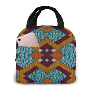 Sac isotherme repas style africain chic doublé aluminium