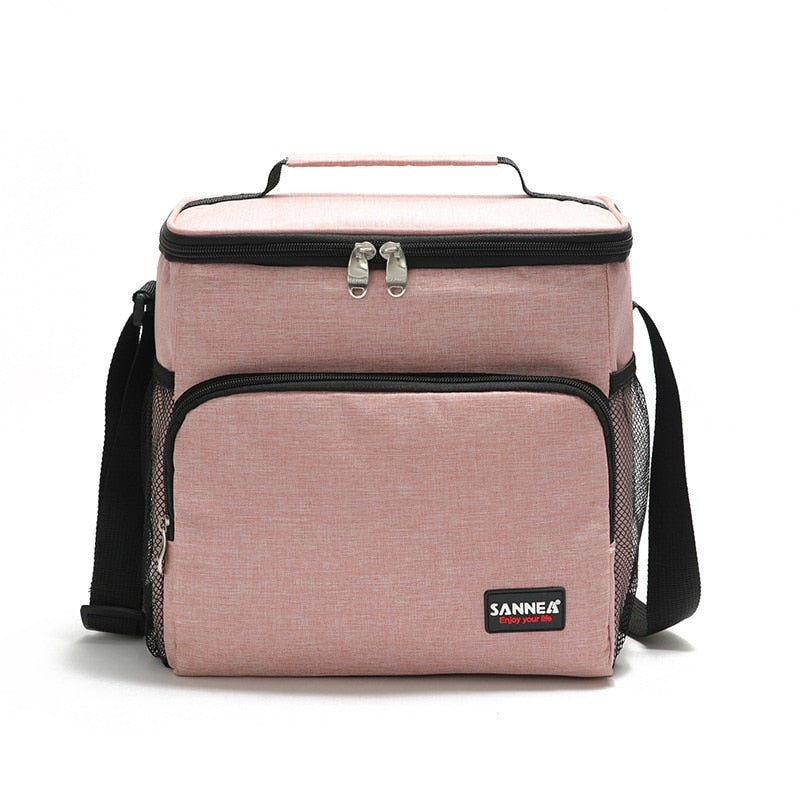 Sac isotherme lunch 12 L en Oxford avec poche extérieure