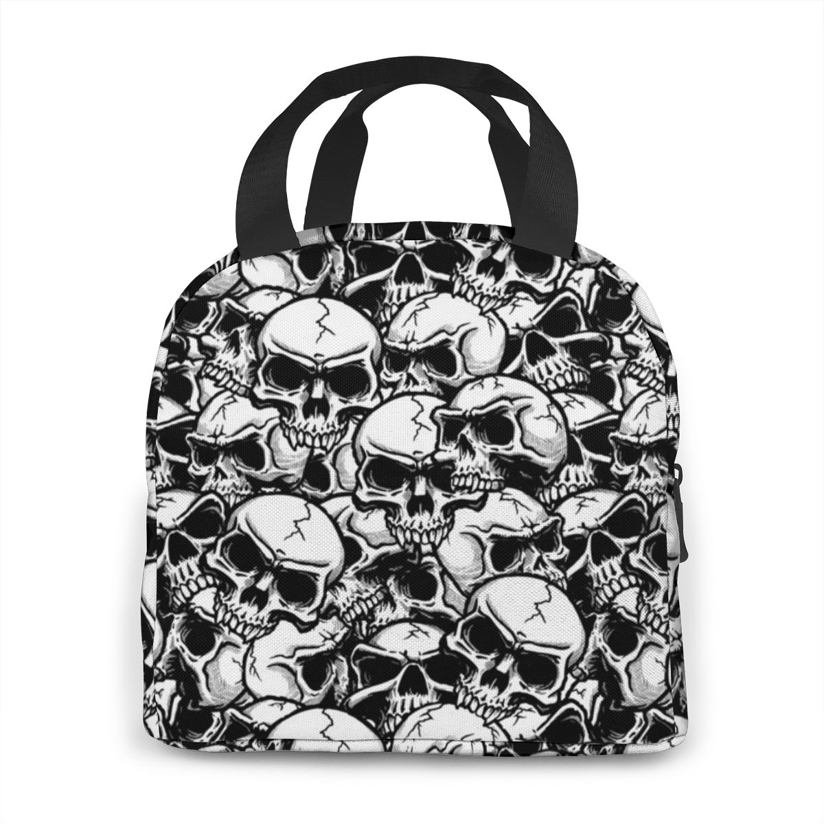 Sac isotherme repas Tête de Mort en tissu Oxford