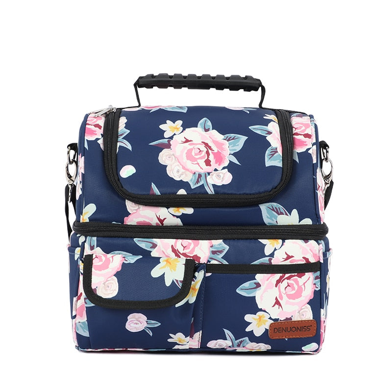 Sac isotherme repas pour lunch box en polyester, quatre coloris