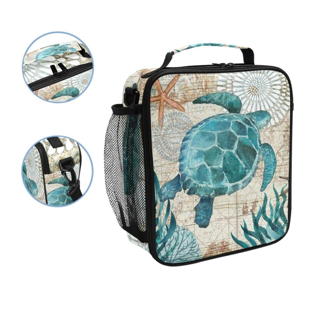 Sac à lunch enfant Petite Tortue en nylon anti-déchirure