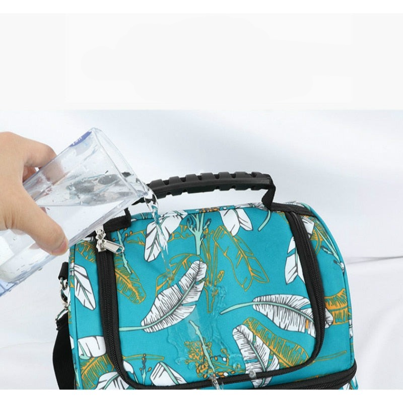 Sac isotherme repas pour lunch box en polyester, quatre coloris