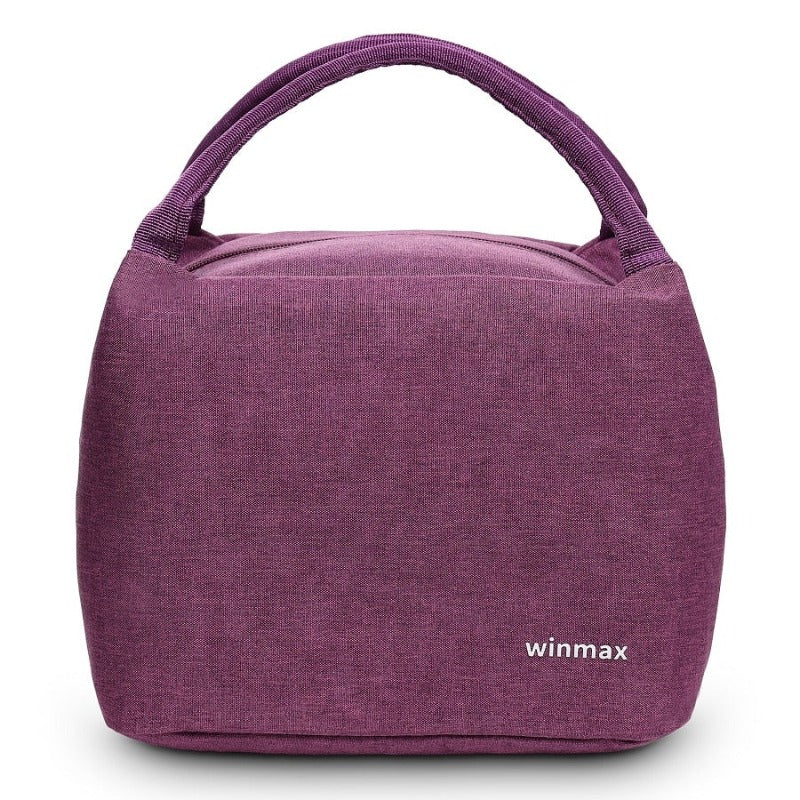 Sac à lunch isotherme pour femme, nylon et bandoulière réglable