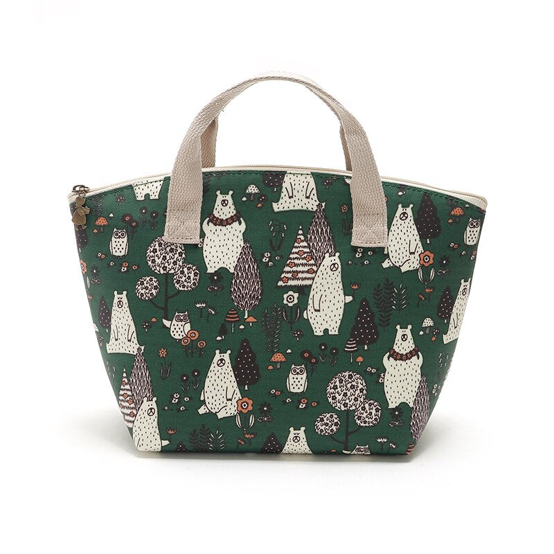 Sac à lunch isotherme 5 L en neuf styles, motifs animaux