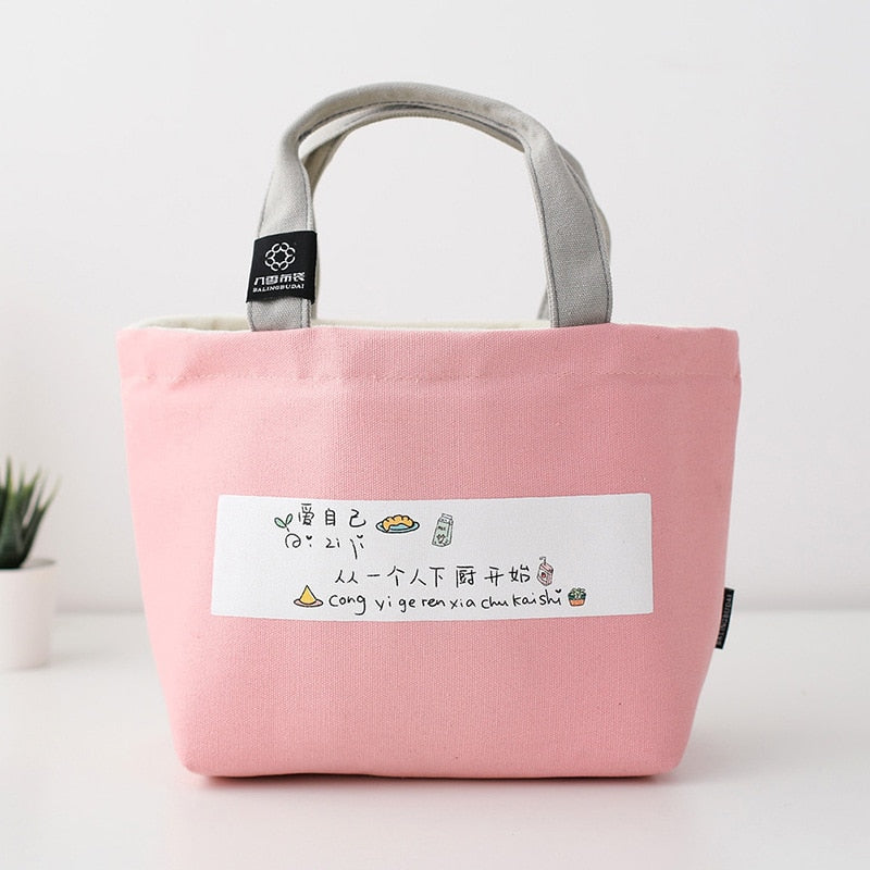 Sac à déjeuner isotherme en nylon, dix coloris