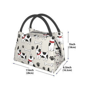 Sac à repas isotherme Terrier en nylon 600D, léger et compact