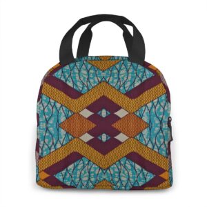 Sac isotherme repas style africain chic doublé aluminium