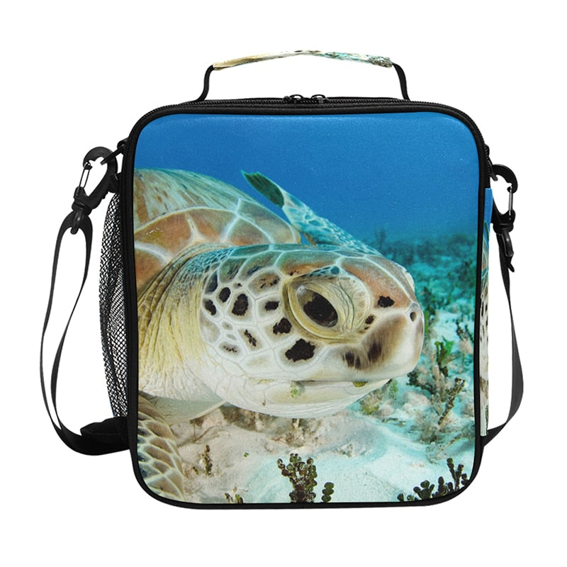 Sac à lunch enfant Petite Tortue en nylon anti-déchirure