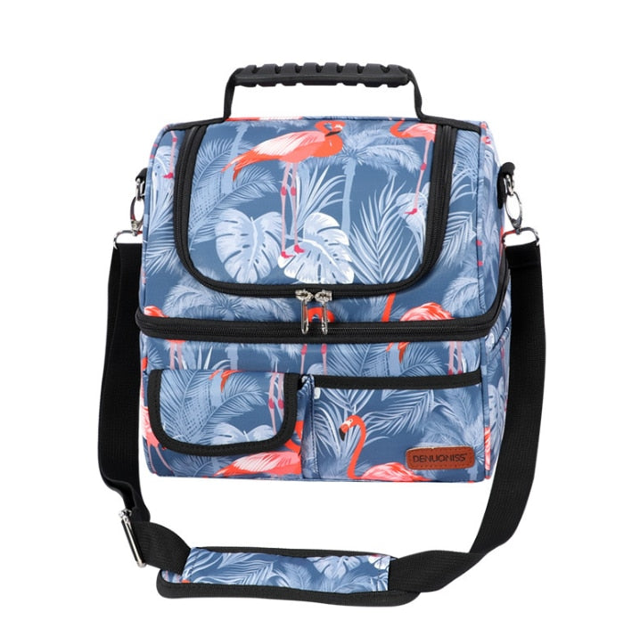 Sac isotherme repas pour lunch box en polyester, quatre coloris