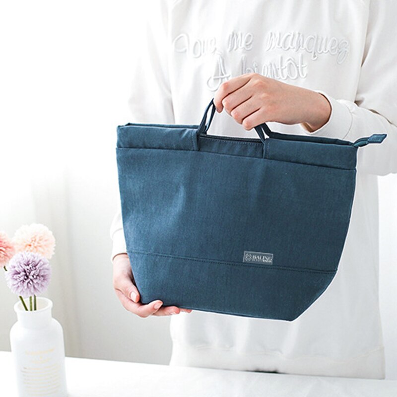 Sac isotherme repas Original en velours, quatre coloris