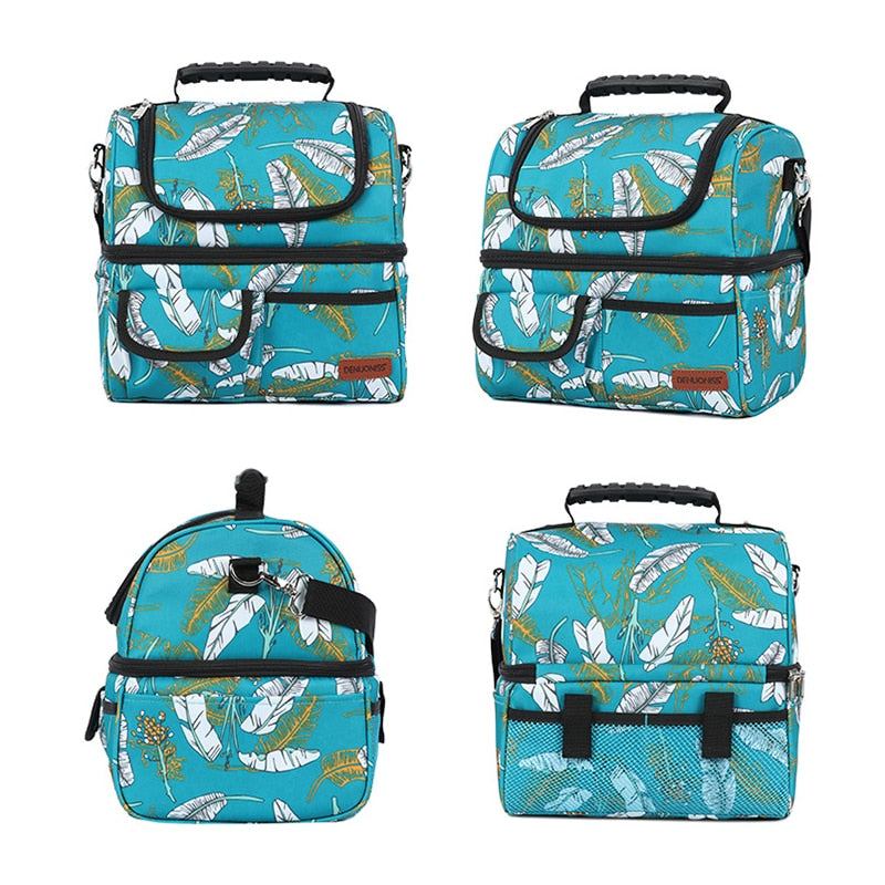 Sac isotherme repas pour lunch box en polyester, quatre coloris