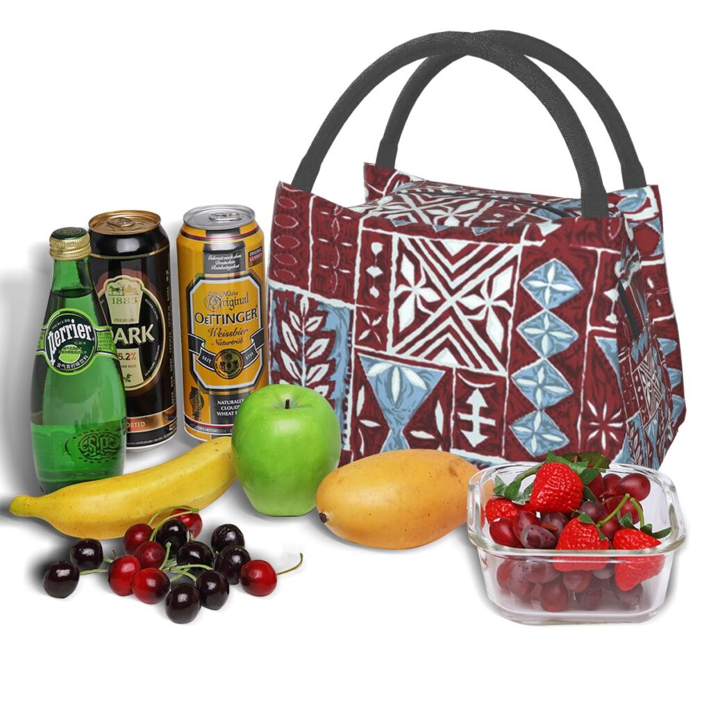 Sac à lunch Hawaii en polyester avec doublure PVC étanche