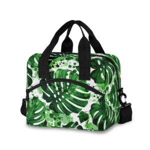 Sac isotherme repas Tropical à base rigide, neuf motifs