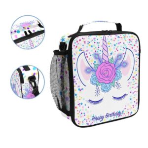Sac à lunch pour bento licorne en nylon, neuf modèles