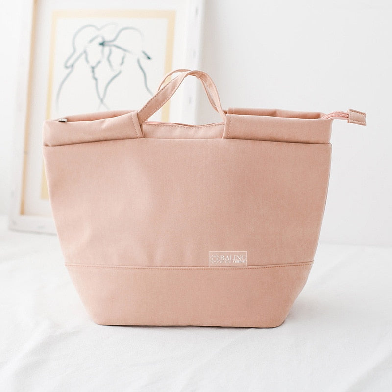 Sac isotherme repas Original en velours, quatre coloris