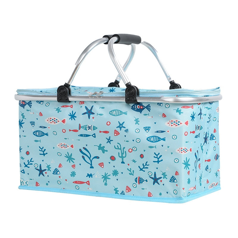 Panier pique-nique isotherme en polyester, 2 tailles