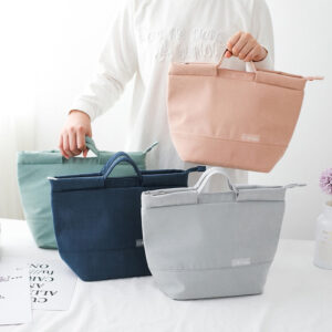 Sac isotherme repas Original en velours, quatre coloris