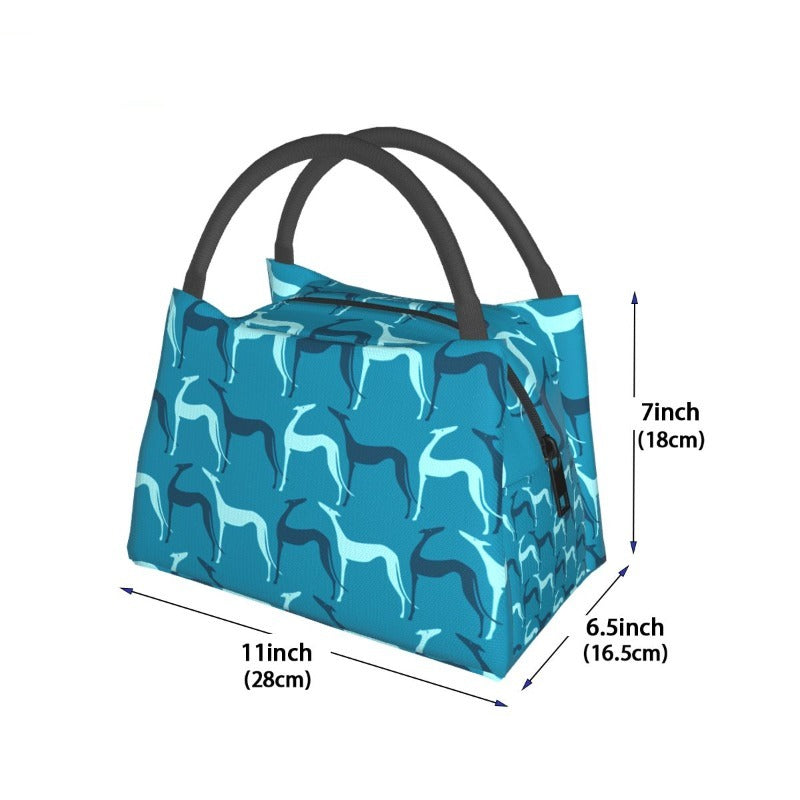 Sac repas isotherme Lévrier, petit format pour enfant