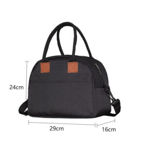 Sac à lunch fleuri, dix styles, doublure intérieure amovible