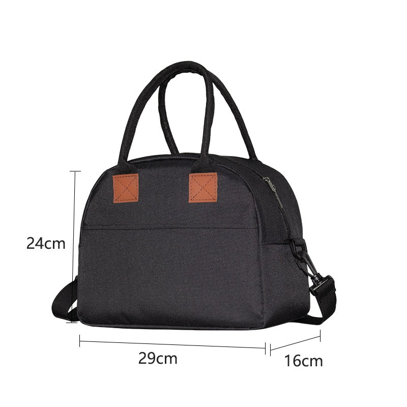 Sac à lunch fleuri, dix styles, doublure intérieure amovible