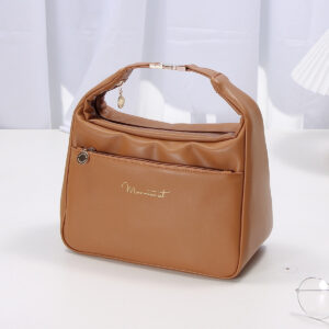 Sac isotherme repas d'allure cuir, trois coloris