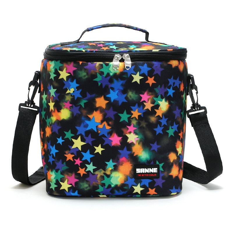 Sac isotherme repas 10 L en Oxford à sangle réglable, sept styles