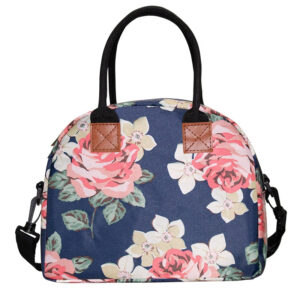 Sac à lunch fleuri, dix styles, doublure intérieure amovible