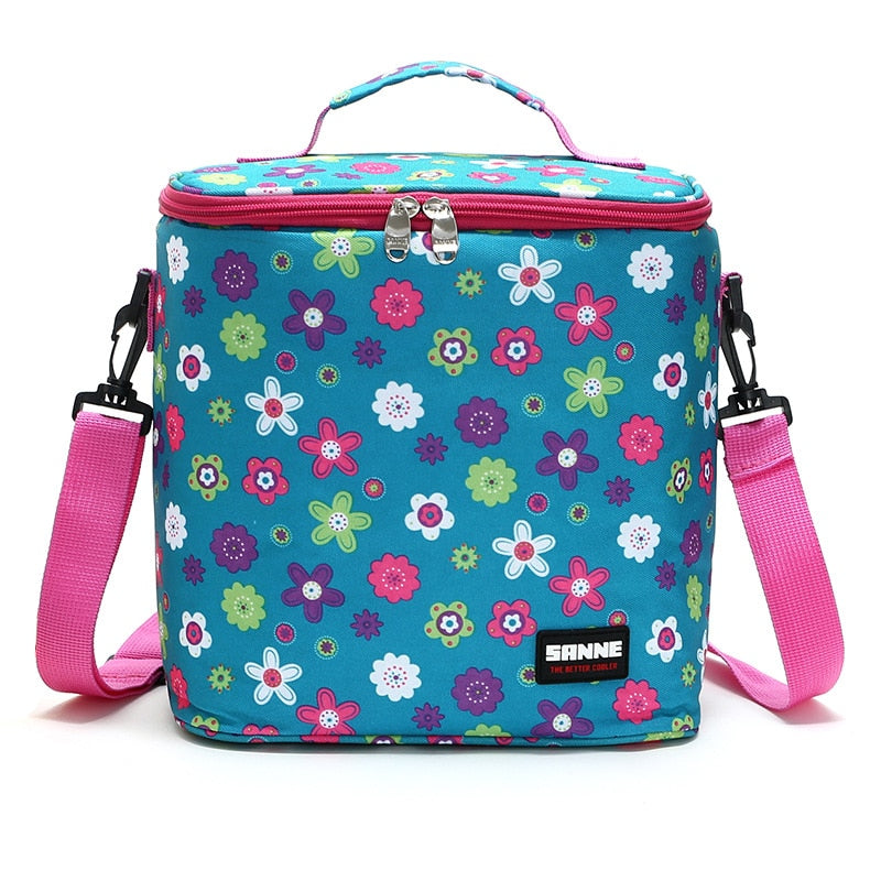 Sac isotherme repas 10 L en Oxford à sangle réglable, sept styles