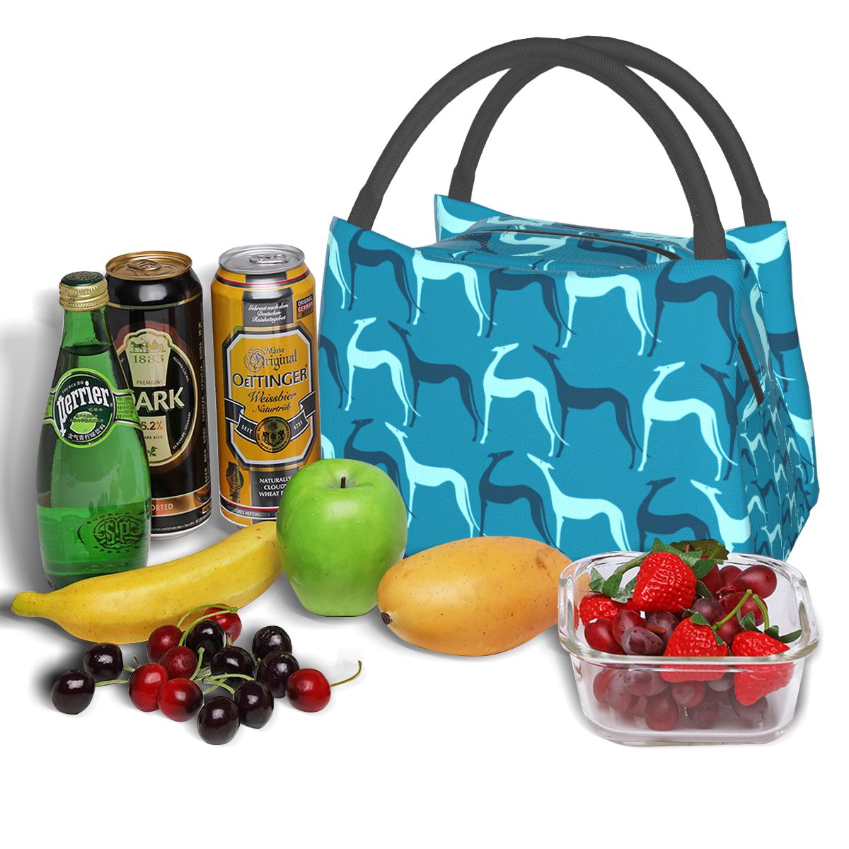 Sac repas isotherme Lévrier, petit format pour enfant