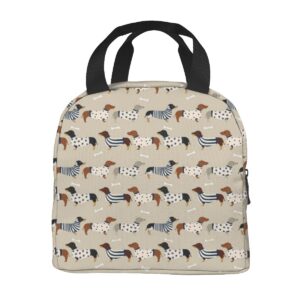 Sac isotherme repas Chien Teckel à bretelles, pour enfant