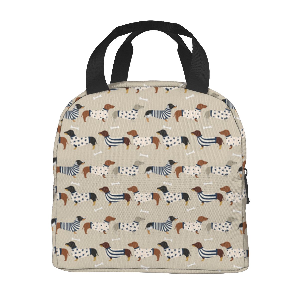 Sac isotherme repas Chien Teckel à bretelles, pour enfant