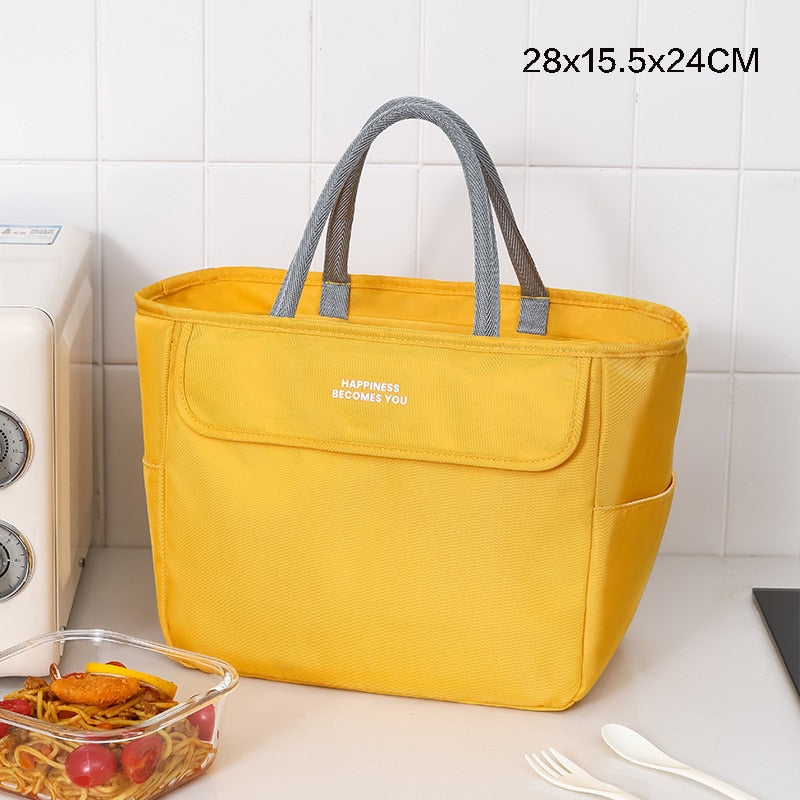 Sac à main isotherme Joli en nylon, quatre coloris, deux formats