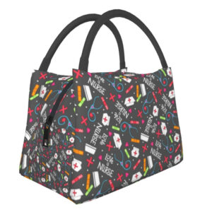 Sac à lunch infirmier en polyester 600D, bandoulière réglable