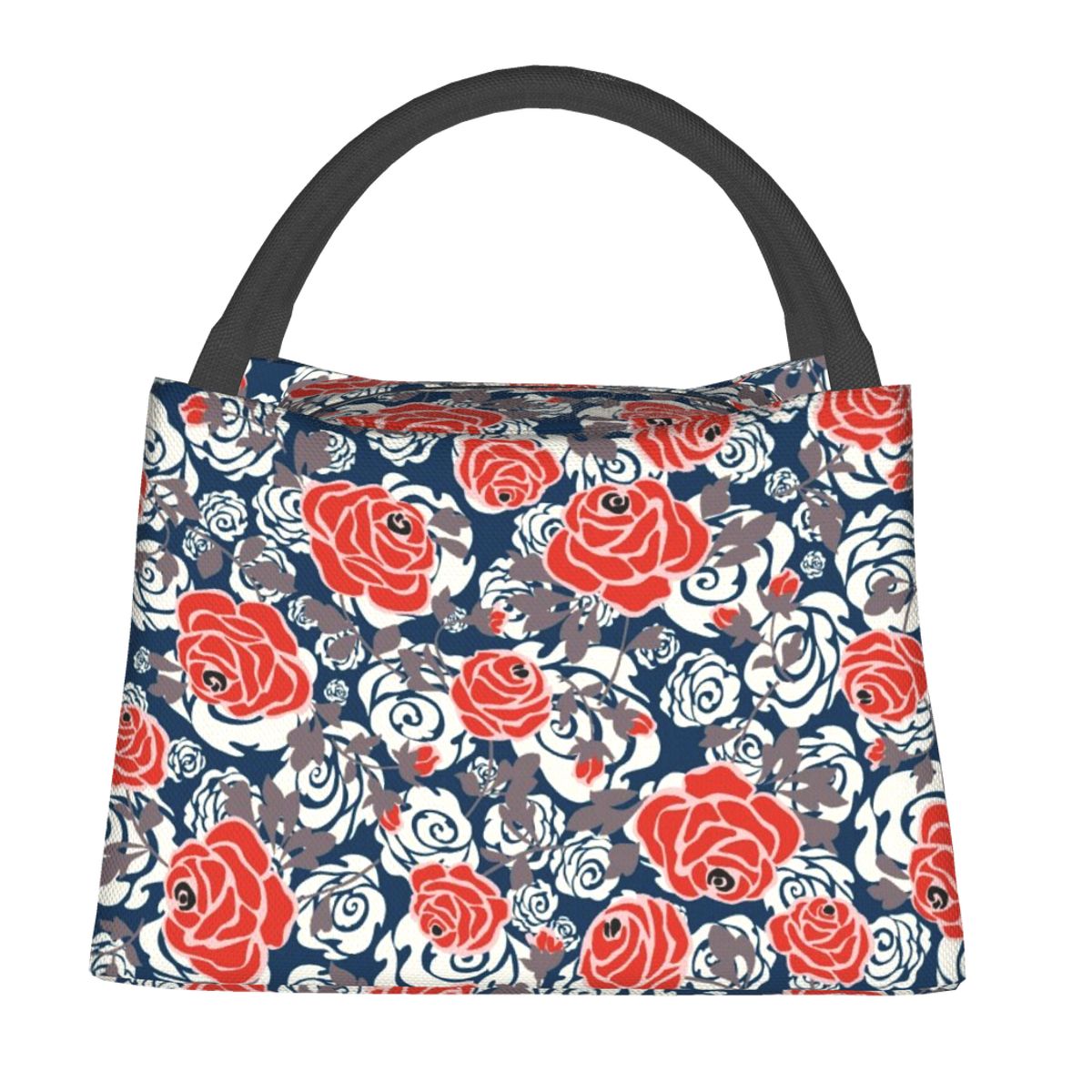 Sac repas isotherme à imprimé floral pour femme
